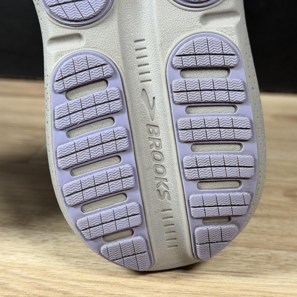Brooks Ghost 2 Max Shoes Womens Size 8.5 Gray Purple Running Athletic Sneakers - Picture 9 of 10